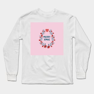 A Scandinavian Christmas - berries & flora Long Sleeve T-Shirt